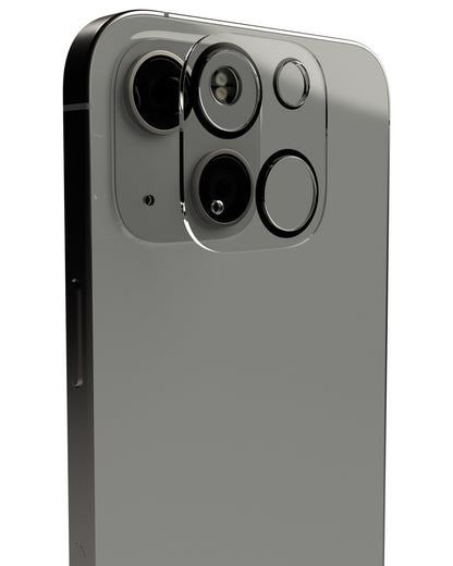 iPhone 15 / 15 Plus (Crystal Full Cover) Casper Camera Lens Protector – installed on the iPhone camera