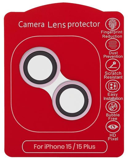 iPhone 15 / 15 Plus (Pink) Casper Camera Lens Protector – retail package