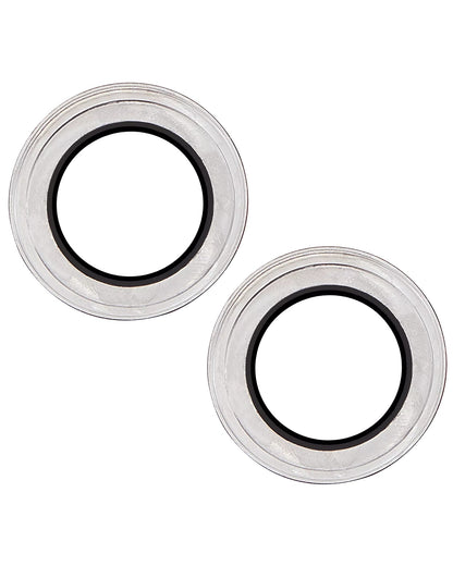 iPhone 15 / 15 Plus (Pink) Casper Camera Lens Protector – close-up of the lens rings