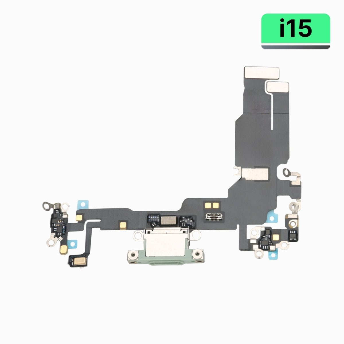 iPhone 15 Charging Port Flex Cable (Original, Green) - Pro iPhone Repair