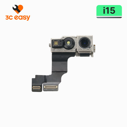 3C EASY original front camera module with Face ID sensors for iPhone 15, front view