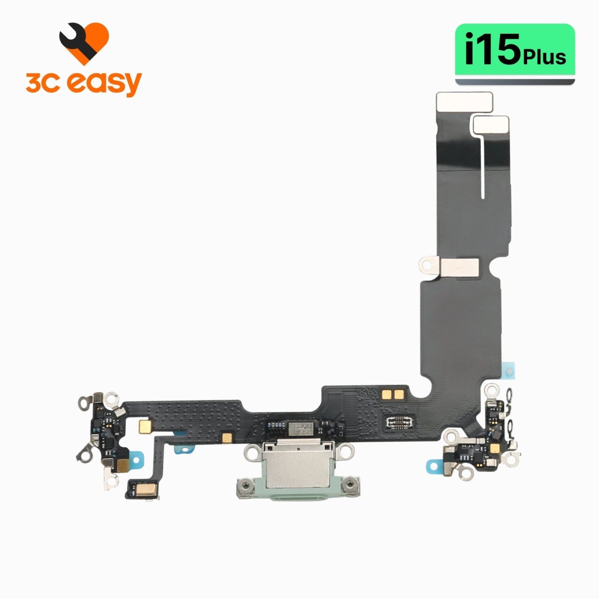 iPhone 15 Plus Charging Port Flex Cable – 3C EASY Replacement Part (Original) - Pro iPhone Repair