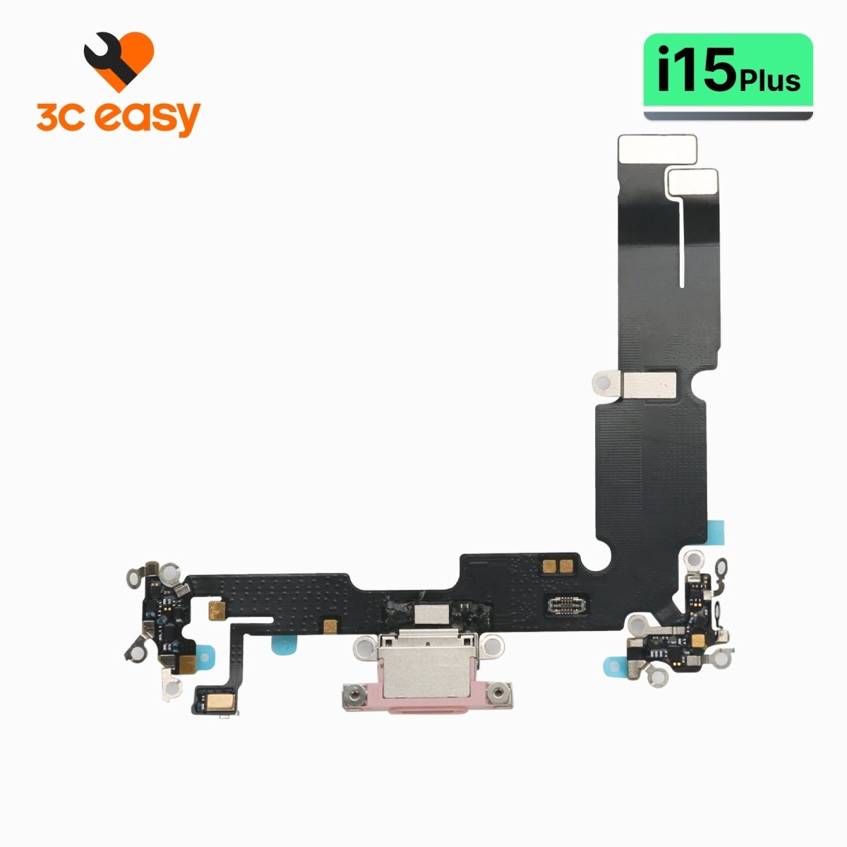 iPhone 15 Plus Charging Port Flex Cable – 3C EASY Replacement Part (Original) - Pro iPhone Repair