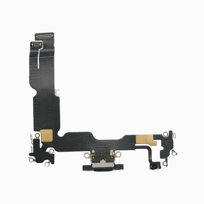 iPhone 15 Plus Charging Port Flex Cable – 3C EASY Replacement Part (Original, Black) - Pro iPhone Repair