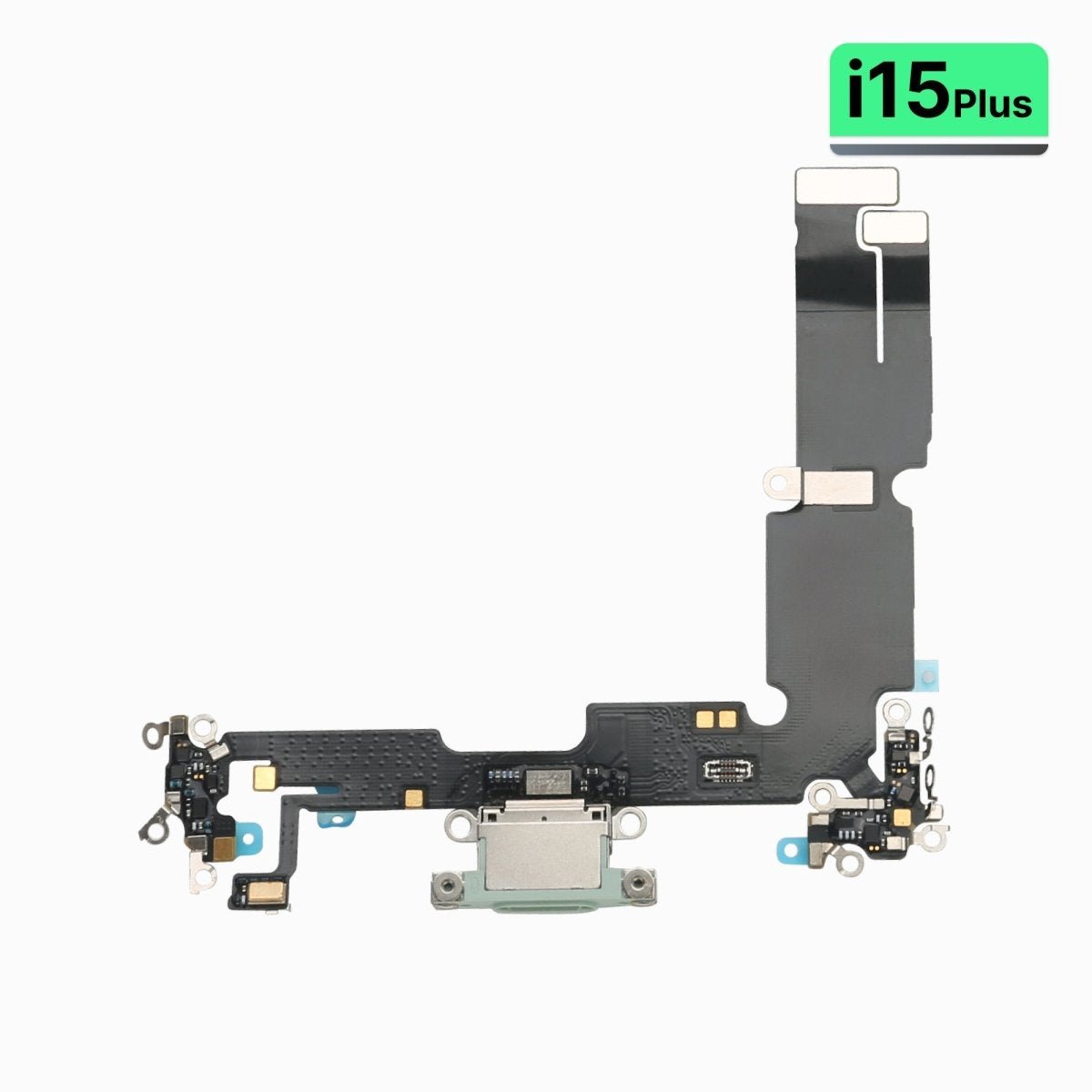 iPhone 15 Plus Charging Port Flex Cable (Original, Green) - Pro iPhone Repair