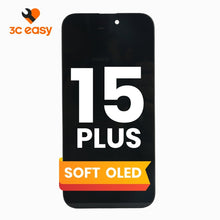 iPhone 15 Plus Screen Replacement – 3C EASY Replacement Part (Soft OLED, Black) - Pro iPhone Repair
