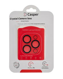iPhone 15 Pro / 15 Pro Max (Crystal Full Cover) Casper Camera Lens Protector – retail package