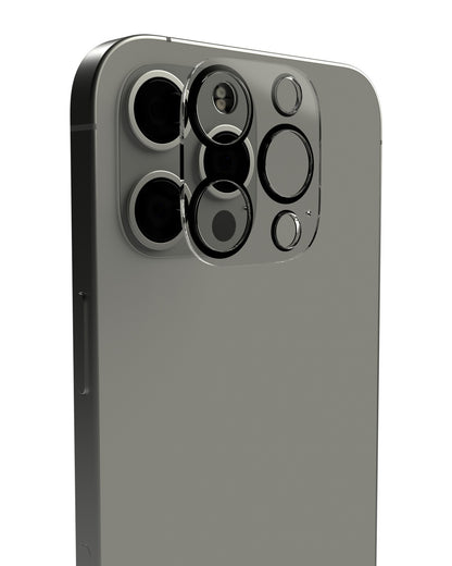 iPhone 15 Pro / 15 Pro Max (Crystal Full Cover) Casper Camera Lens Protector – installed on the iPhone camera