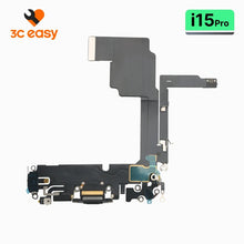 iPhone 15 Pro Charging Port Flex Cable – 3C EASY Replacement Part (Original, Black) - Pro iPhone Repair
