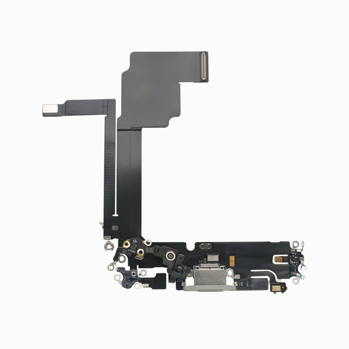 iPhone 15 Pro Max Charging Port Flex Cable – 3C EASY Replacement Part (Original, White) - Pro iPhone Repair