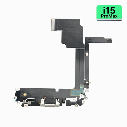 iPhone 15 Pro Max Charging Port Flex Cable (Original, White) - Pro iPhone Repair