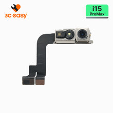 3C EASY original front camera module with flex cable for iPhone 15 Pro Max, lens side