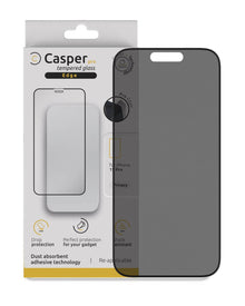 iPhone 15 Pro (Privacy + Edge, 9H) Casper Pro Tempered Glass Screen Protector Screen Protector - Pro iPhone Repair