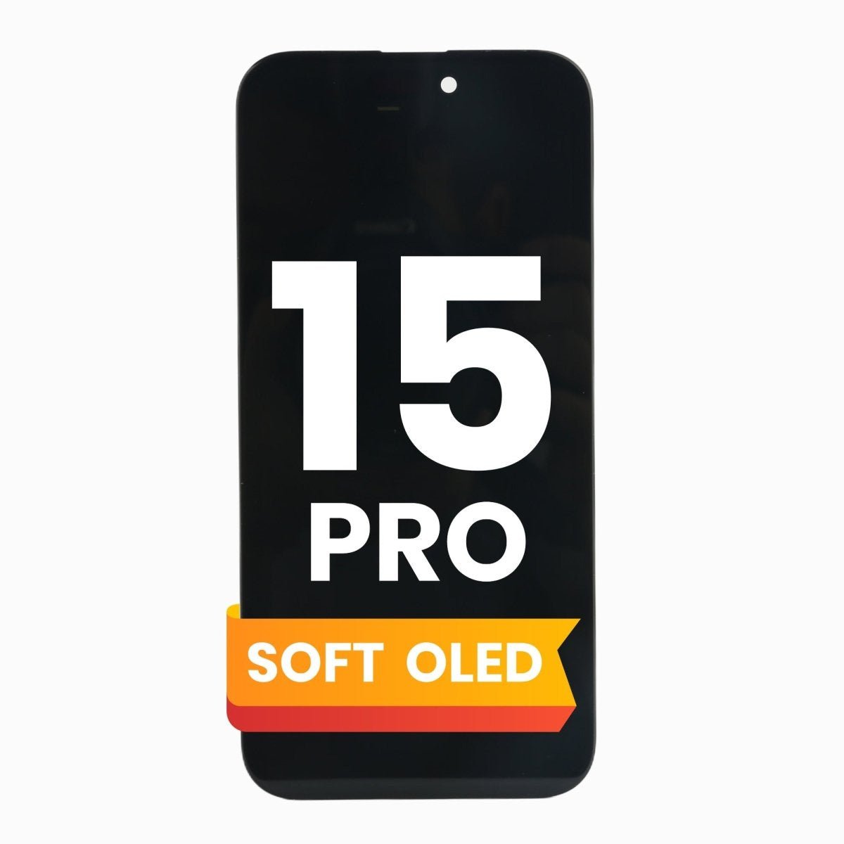 iPhone 15 Pro Screen Replacement (Soft OLED, Black) - Pro iPhone Repair