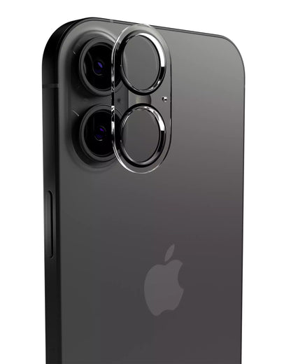 iPhone 16 / 16 Plus / 17 (Crystal Full Cover) Casper Camera Lens Protector – installed on the iPhone camera