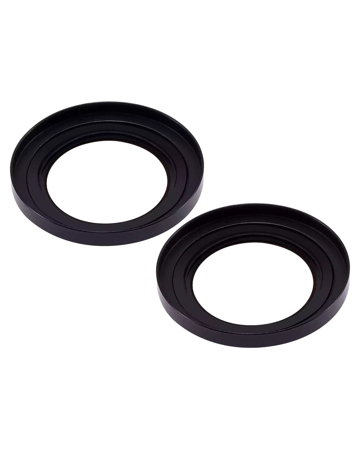 iPhone 16 / 16 Plus (Black) Casper Camera Lens Protector – close-up of the lens rings
