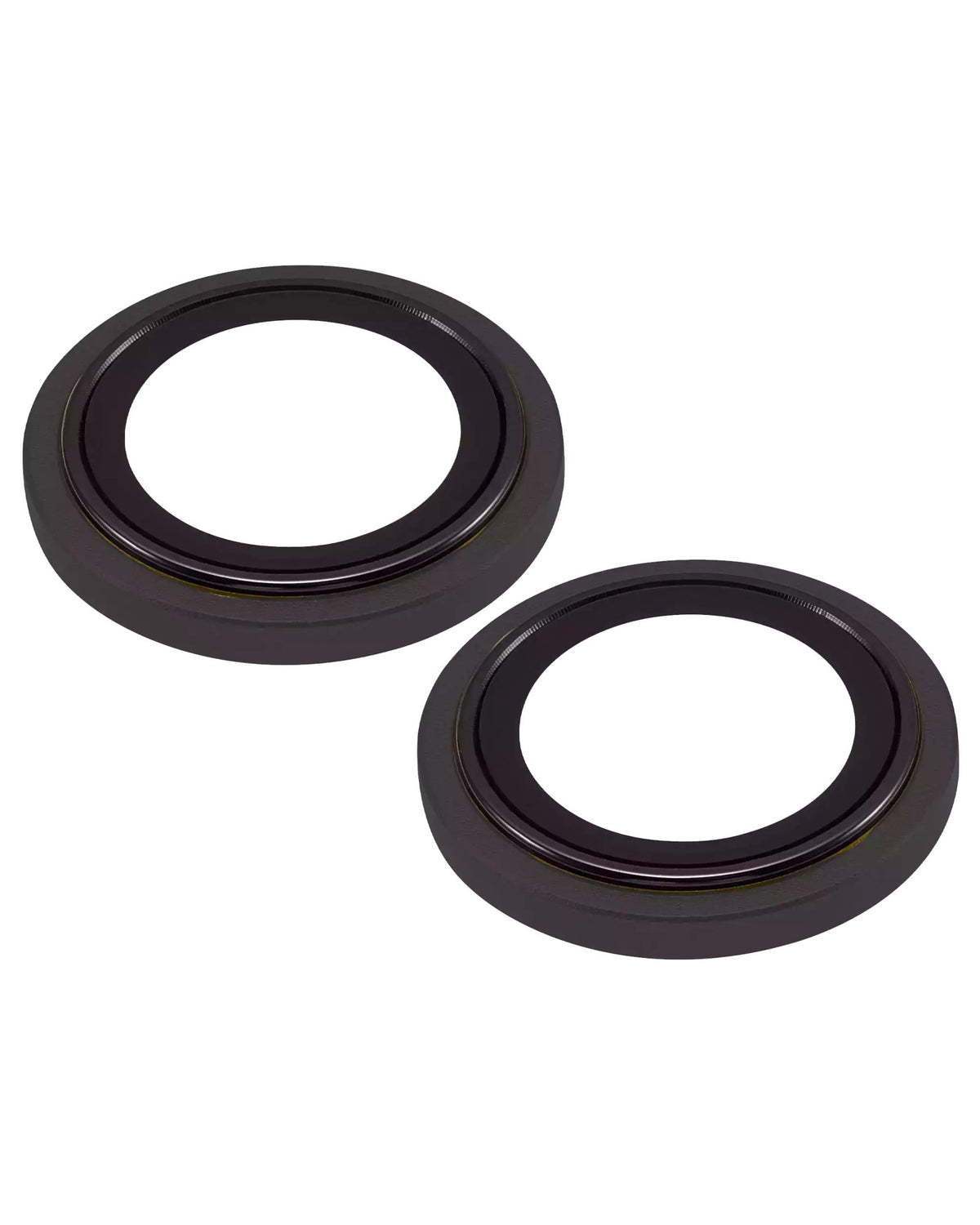 iPhone 16 / 16 Plus (Black) Casper Camera Lens Protector – close-up of the lens rings
