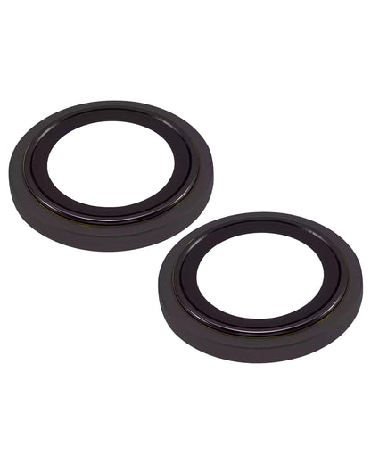 iPhone 16 / 16 Plus (Black) Casper Camera Lens Protector – close-up of the lens rings