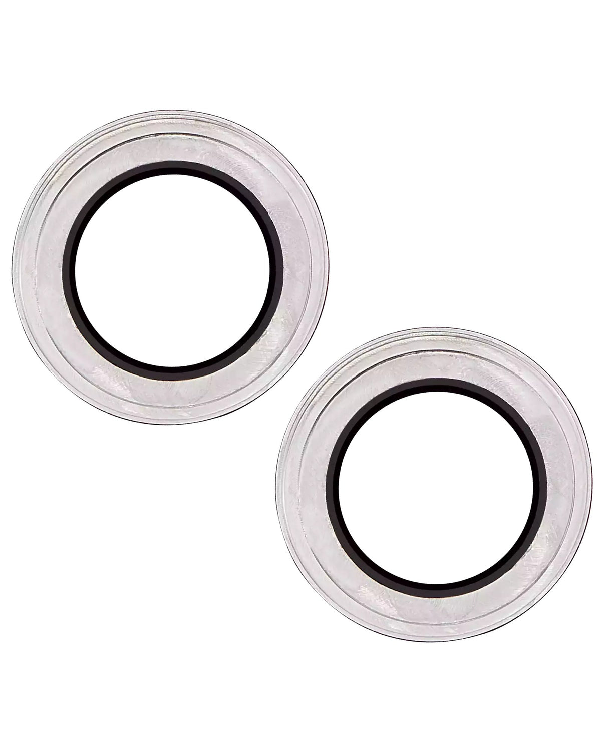 iPhone 16 / 16 Plus (Black) Casper Camera Lens Protector – close-up of the lens rings
