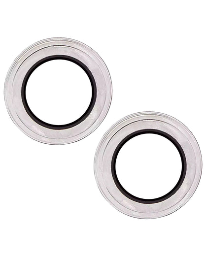 iPhone 16 / 16 Plus (Black) Casper Camera Lens Protector – close-up of the lens rings