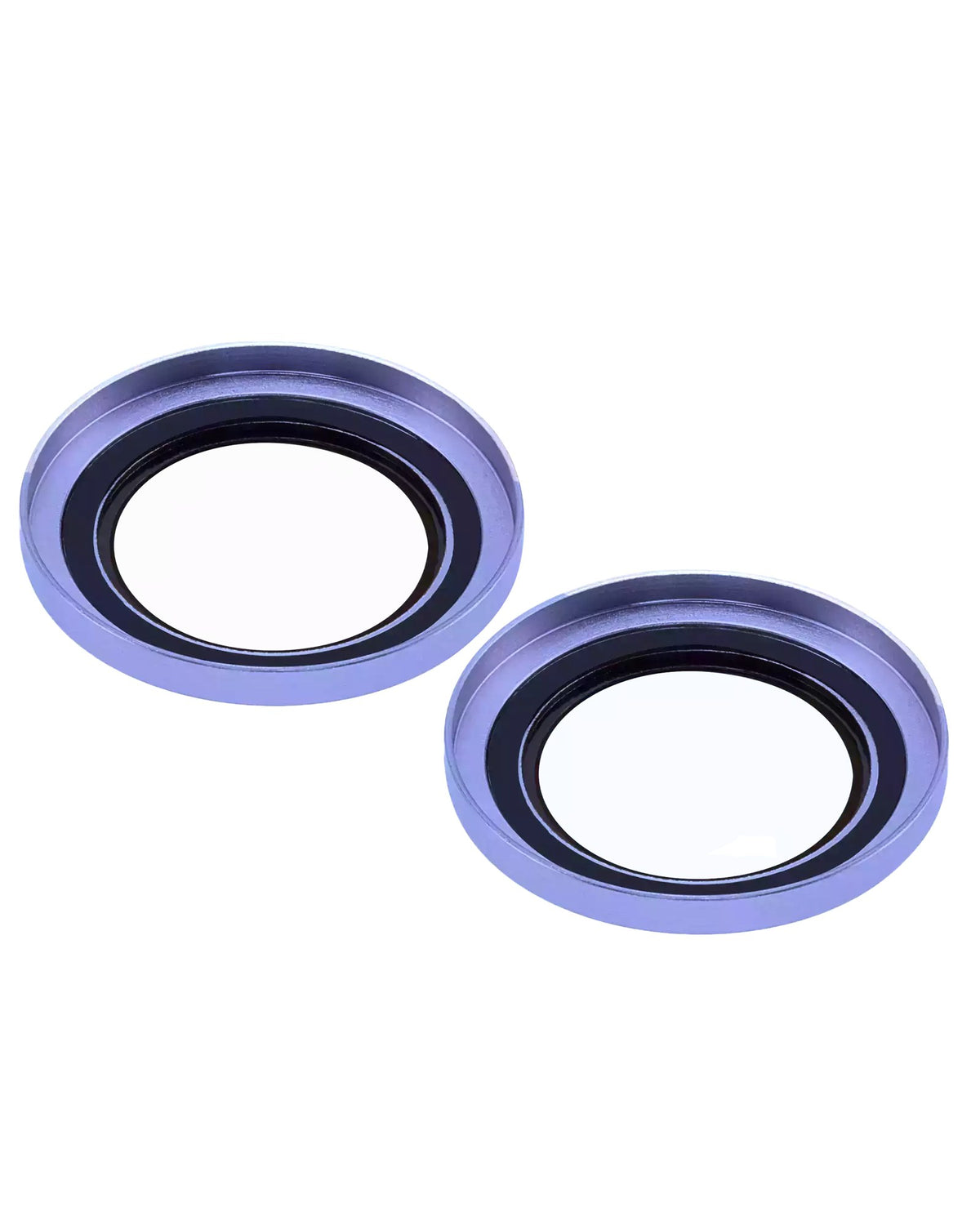iPhone 16 / 16 Plus (Ultramarine) Casper Camera Lens Protector – close-up of the lens rings