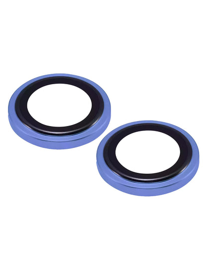 iPhone 16 / 16 Plus (Ultramarine) Casper Camera Lens Protector – close-up of the lens rings