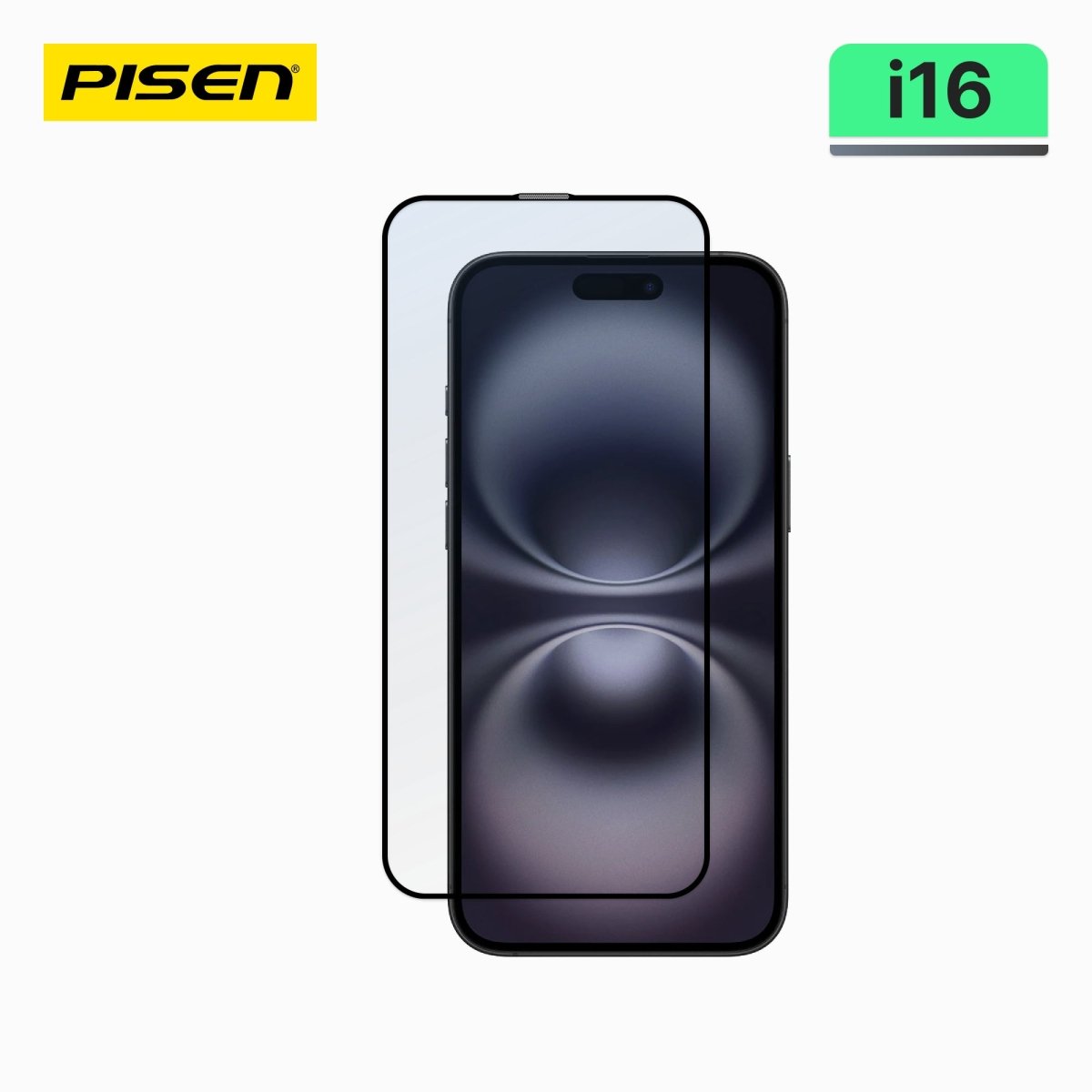 iPhone 16 PISEN Clear Tempered Glass Screen Protector – 9H HD Glass, 10+1 Pack (MRE-TM86) - Pro iPhone Repair