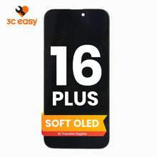 iPhone 16 Plus Screen Replacement – 3C EASY Replacement Part (Soft OLED, Black) - Pro iPhone Repair