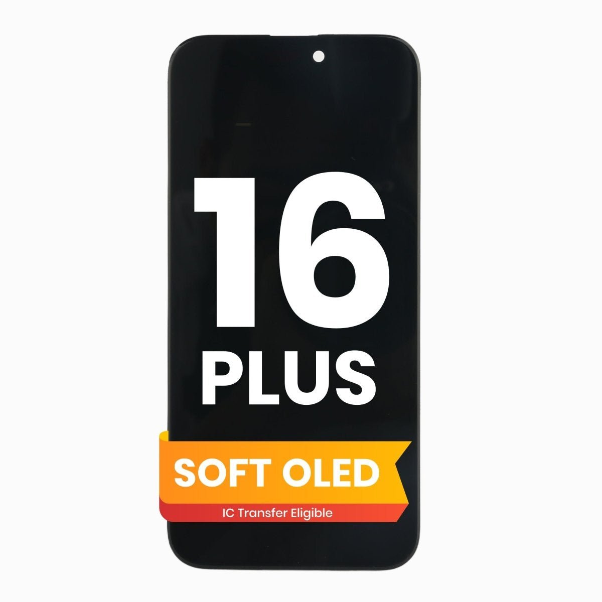 iPhone 16 Plus Screen Replacement (Soft OLED, Black) - Pro iPhone Repair
