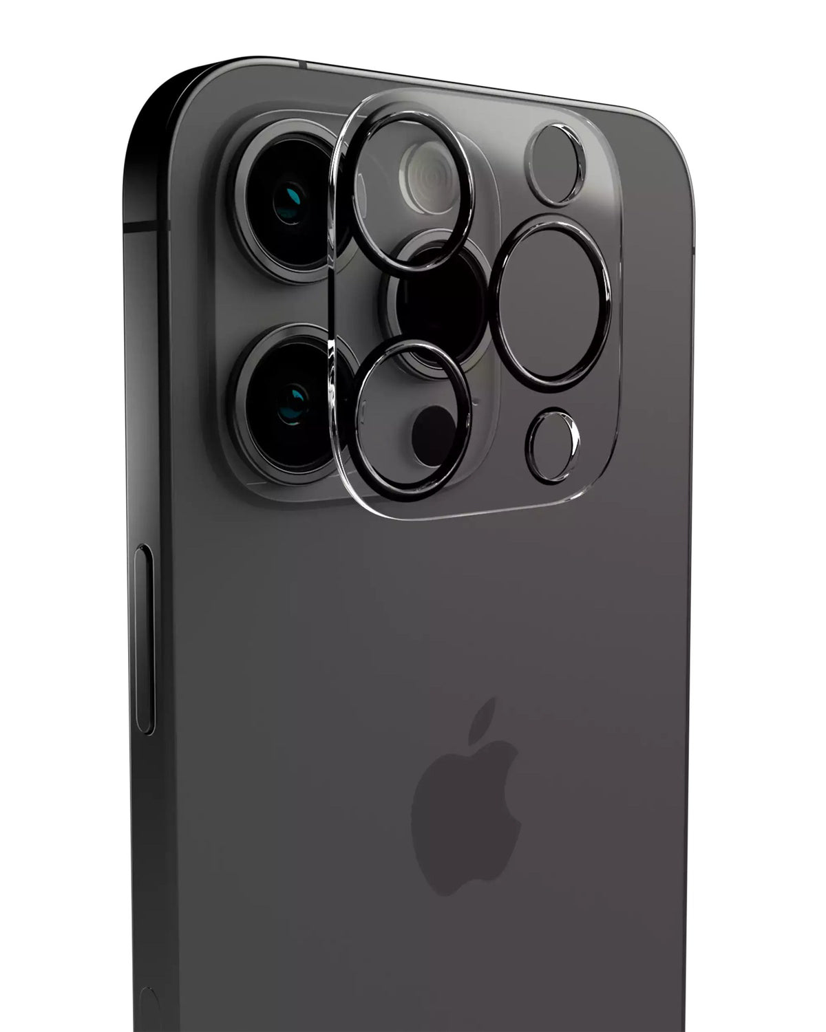 iPhone 16 Pro / 16 Pro Max (Crystal Full Cover) Casper Camera Lens Protector – installed on the iPhone camera