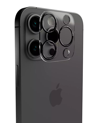 iPhone 16 Pro / 16 Pro Max (Crystal Full Cover) Casper Camera Lens Protector – installed on the iPhone camera