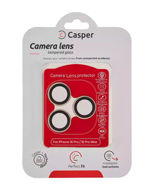 iPhone 16 Pro / 16 Pro Max (Desert Titanium) Casper Camera Lens Protector – retail package