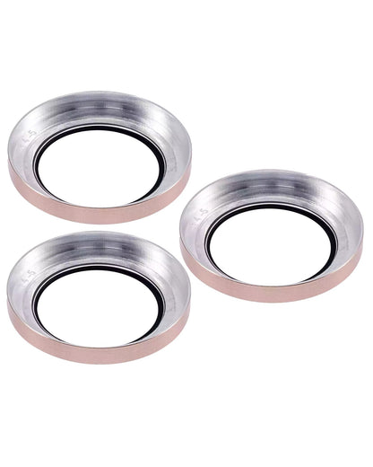 iPhone 16 Pro / 16 Pro Max (Desert Titanium) Casper Camera Lens Protector – close-up of the lens rings
