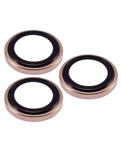 iPhone 16 Pro / 16 Pro Max (Desert Titanium) Casper Camera Lens Protector – close-up of the lens rings