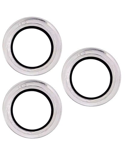 iPhone 16 Pro / 16 Pro Max (Desert Titanium) Casper Camera Lens Protector – close-up of the lens rings