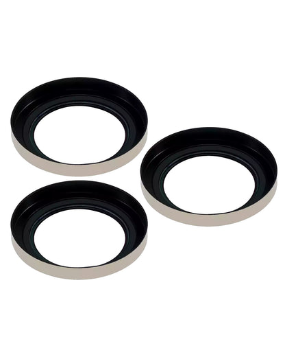 iPhone 16 Pro / 16 Pro Max (Natural Titanium) Casper Camera Lens Protector – close-up of the lens rings