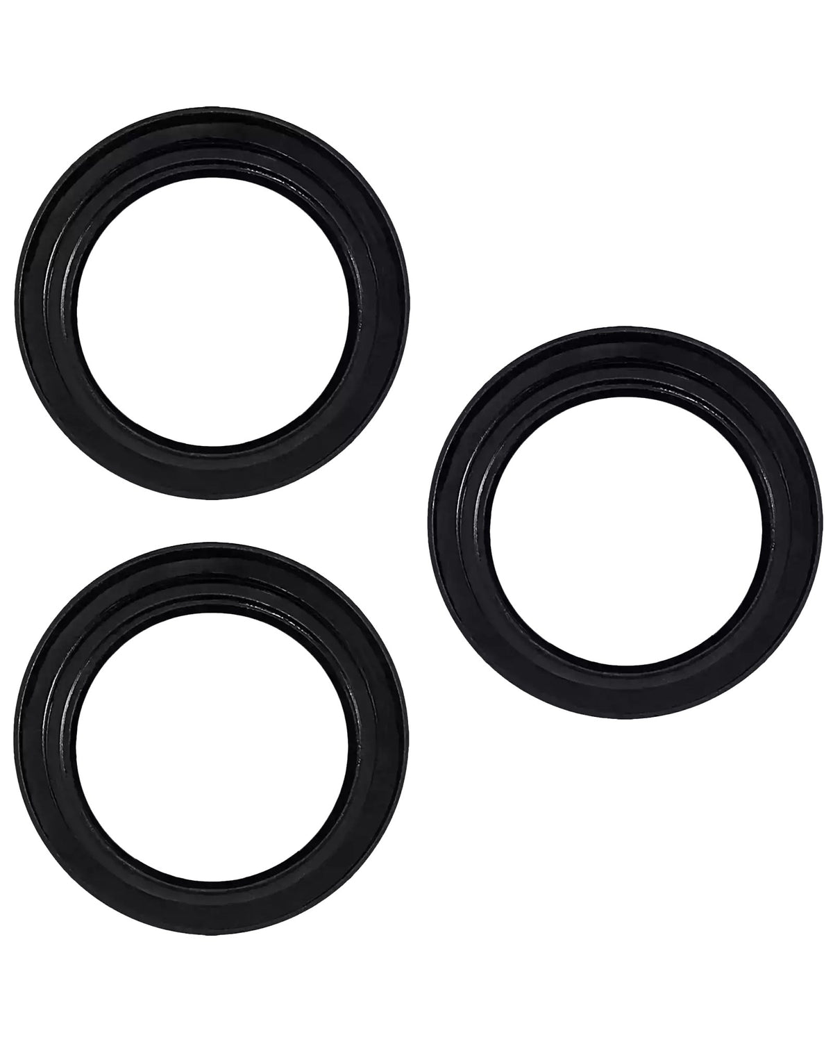 iPhone 16 Pro / 16 Pro Max (Natural Titanium) Casper Camera Lens Protector – close-up of the lens rings