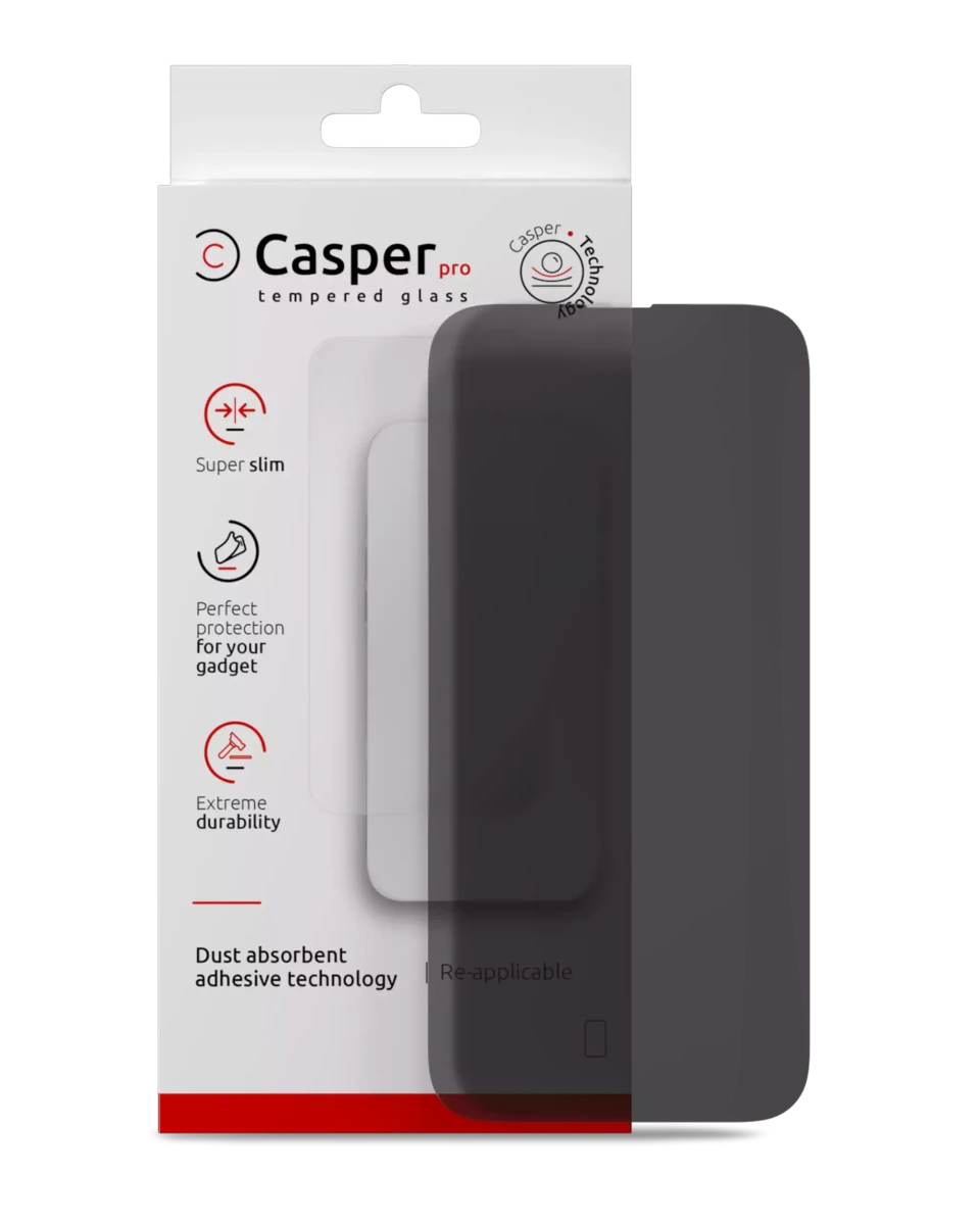 iPhone 16 Pro / 17 / 17 Pro (Privacy, 9H) Casper Pro Tempered Glass Screen Protector Screen Protector - Pro iPhone Repair