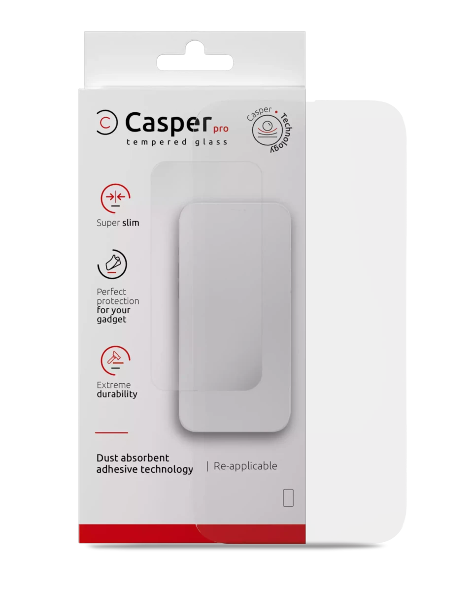 iPhone 16 Pro Max / 17 Pro Max / 18 Pro Max (Clear 9H, HD) Casper Pro Tempered Glass Screen Protector Screen Protector - Pro iPhone Repair