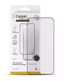 iPhone 16 Pro Max / 17 Pro Max / 18 Pro Max (Clear + Silicone Edge) Casper Pro Tempered Glass Screen Protector Screen Protector - Pro iPhone Repair