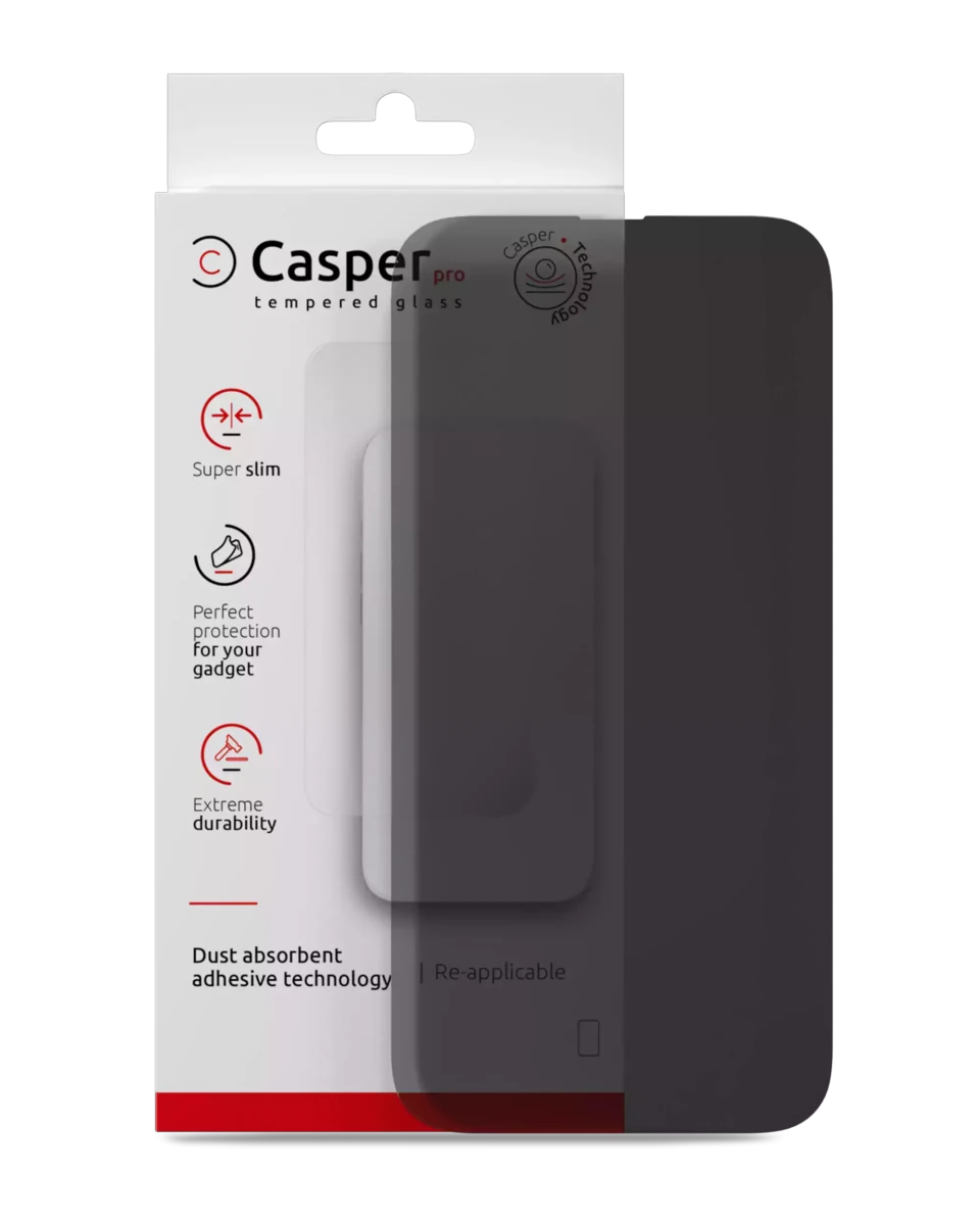 iPhone 16 Pro Max / 17 Pro Max (Privacy, 9H) Casper Pro Tempered Glass Screen Protector Screen Protector - Pro iPhone Repair