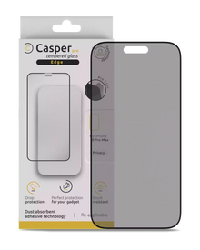 iPhone 16 Pro Max / 17 Pro Max (Privacy + Edge, 9H) Casper Pro Tempered Glass Screen Protector Screen Protector - Pro iPhone Repair