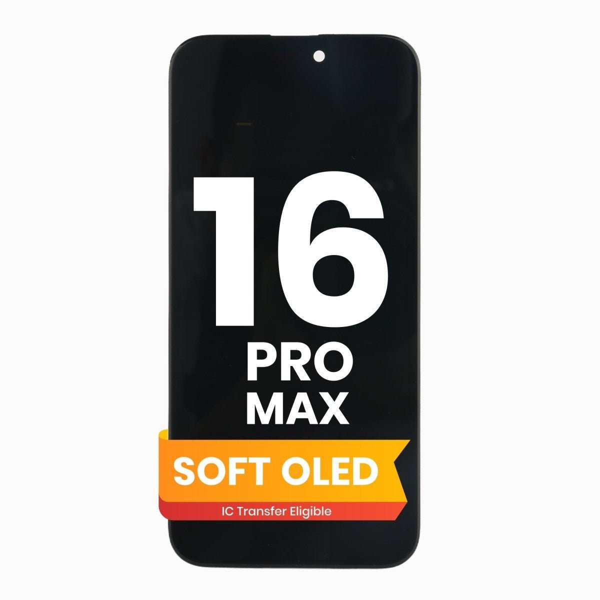 iPhone 16 Pro Max Screen Replacement (Soft OLED, Black) - Pro iPhone Repair