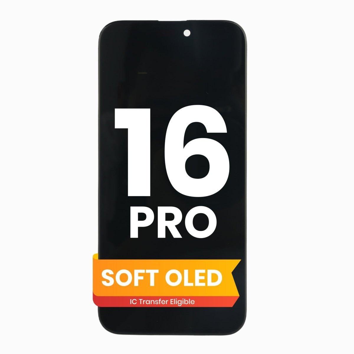 iPhone 16 Pro Screen Replacement (Soft OLED, Black) - Pro iPhone Repair