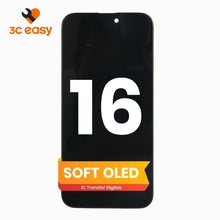 iPhone 16 Screen Replacement – 3C EASY Replacement Part (Soft OLED, Black) - Pro iPhone Repair