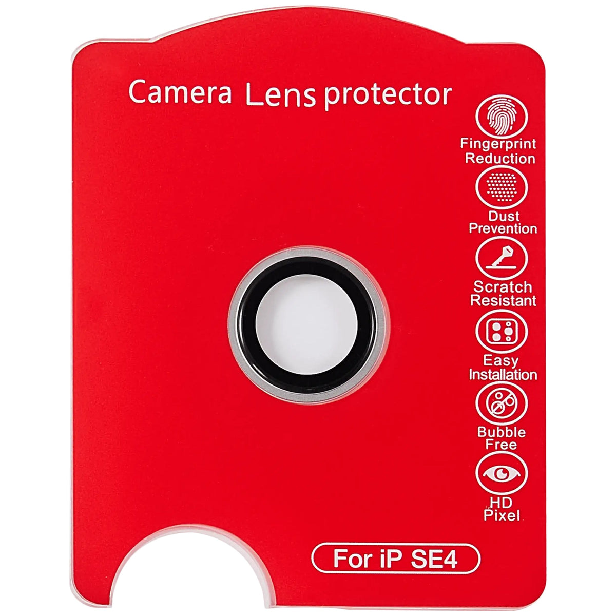 iPhone 16e / 17e (Silver) Casper Camera Lens Protector – retail package