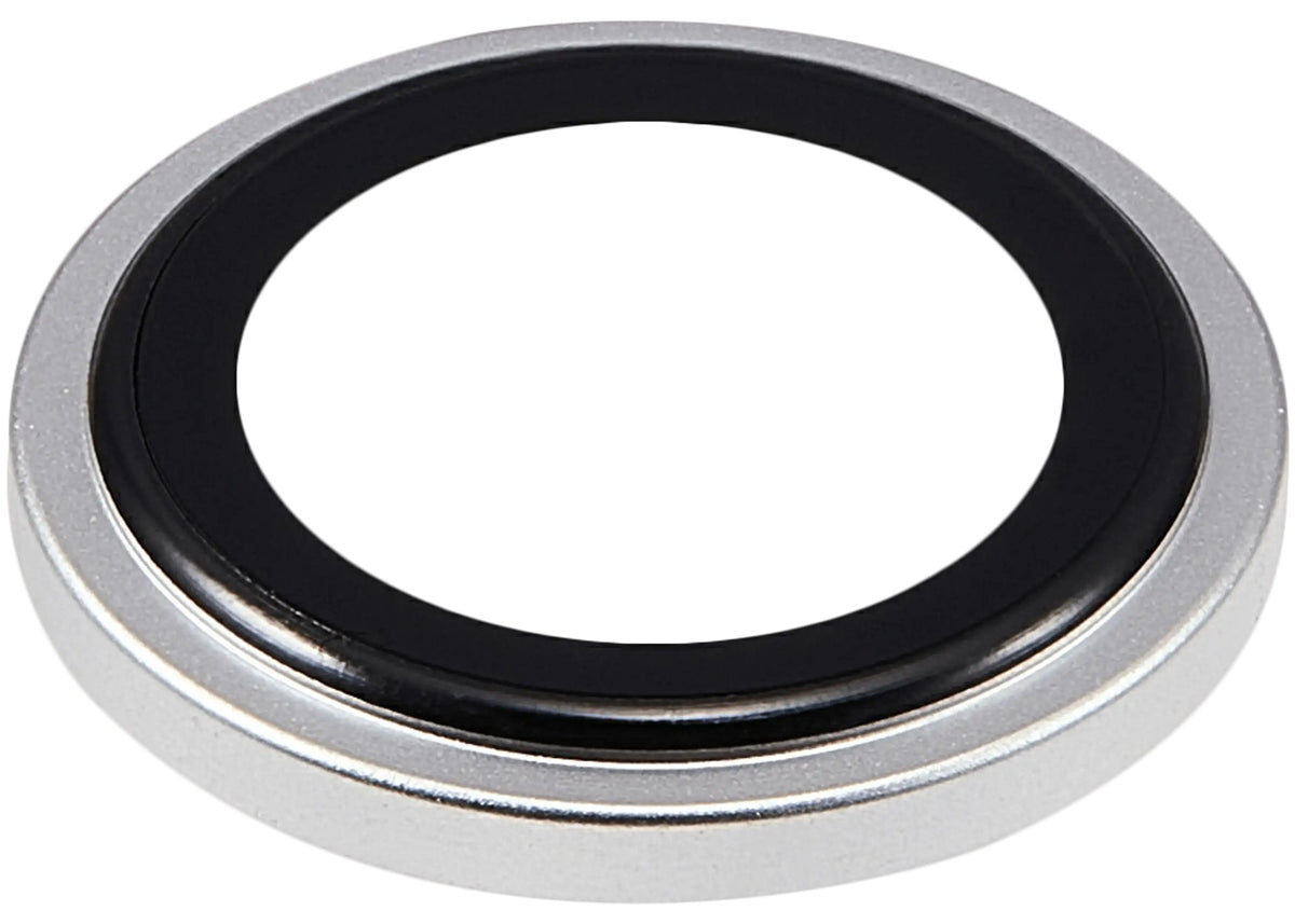 iPhone 16e / 17e (Silver) Casper Camera Lens Protector – close-up of the lens rings