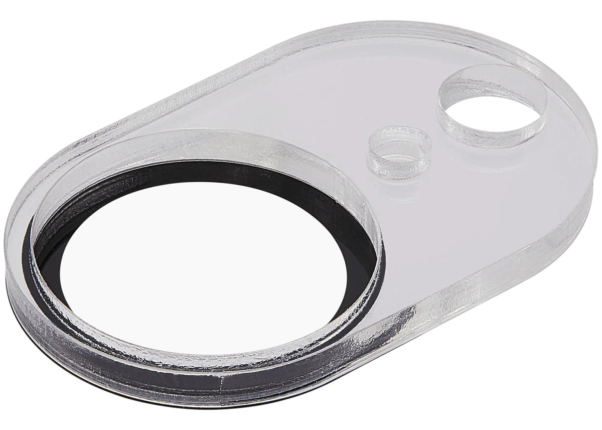 iPhone 16e (Crystal Full Cover) Casper Camera Lens Protector – close-up of the tempered glass cover