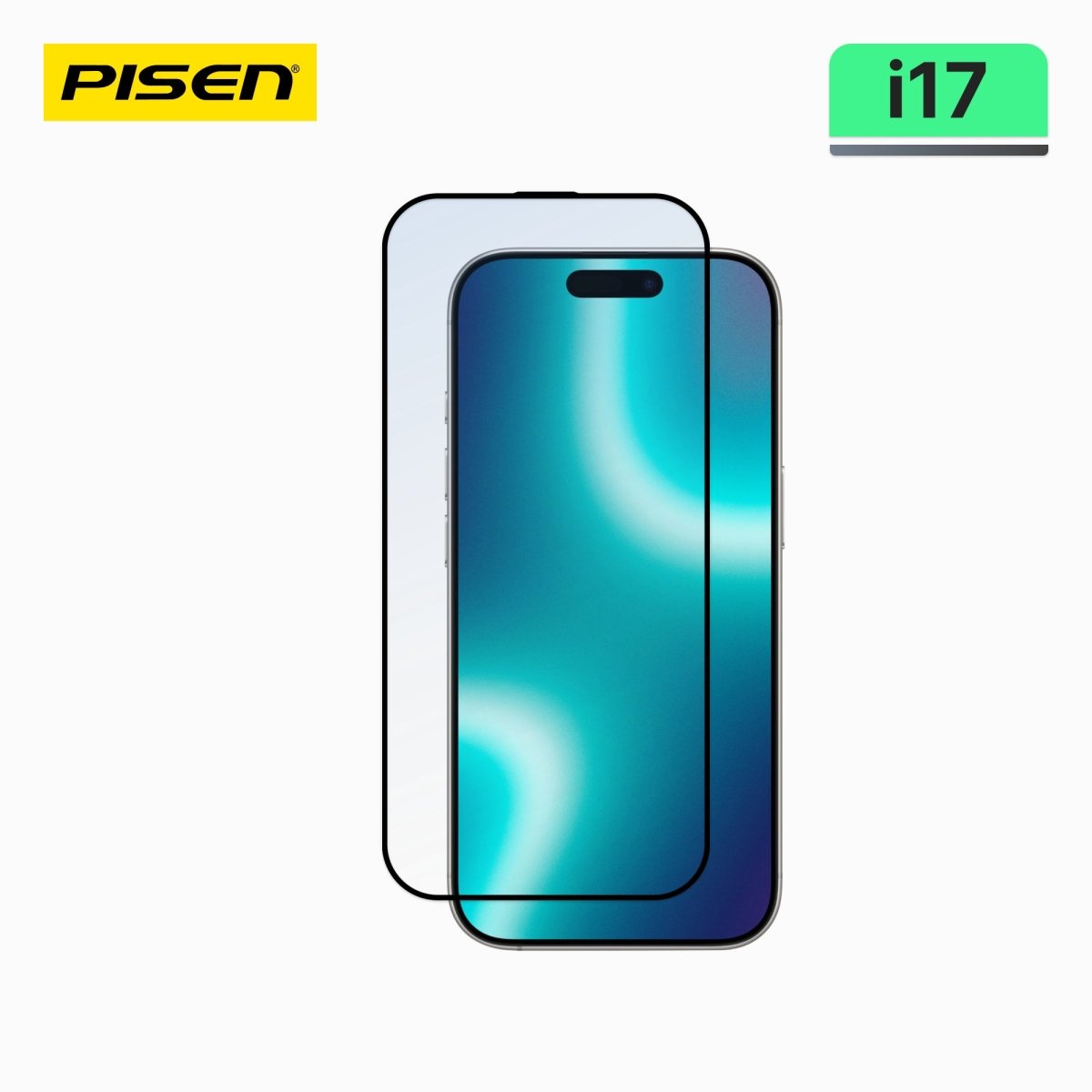 iPhone 17 PISEN Clear Tempered Glass Screen Protector – 9H HD Glass, 10+1 Pack (MRE-TM86) - Pro iPhone Repair