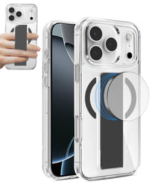 iPhone 17 Pro / 18 Pro Crystal Clear MagGrip Case - Black Phone Case - Pro iPhone Repair